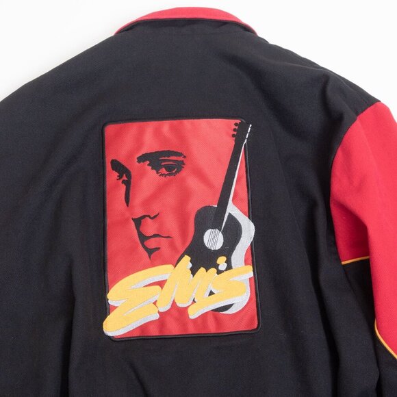 Elvis Presley Varsity Jacket Graceland Exclusive Authentic TCB Made in USA Large - Picture 7 of 13